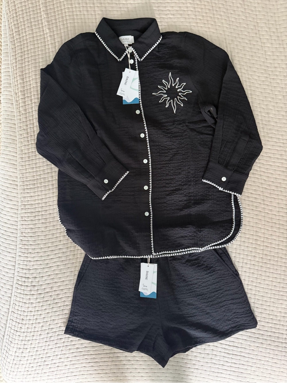 Black Gauze UPF50 Set